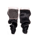 Brazilian Loose Wave Closure 4x4